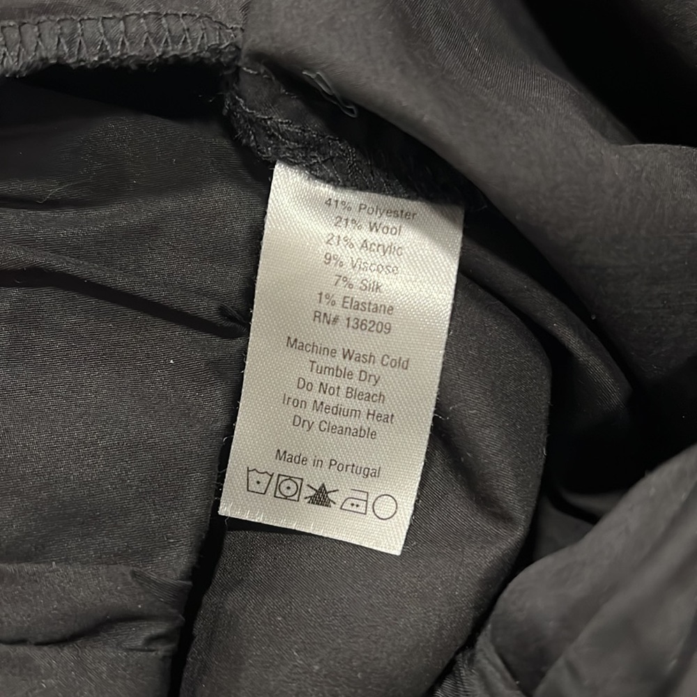 Hatch Black Straight Leg Maternity Pants Size 3/10-12/L - Picture 11 of 11